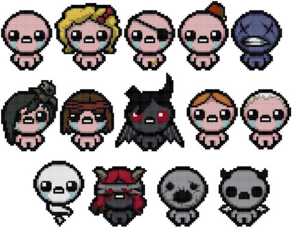 The Binding of Isaac Айзек спрайт