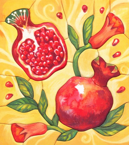 Рисование стилизованных фруктов