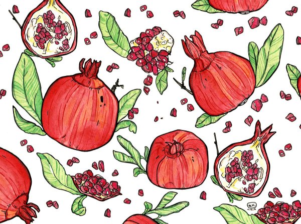 Гранат стилизованный