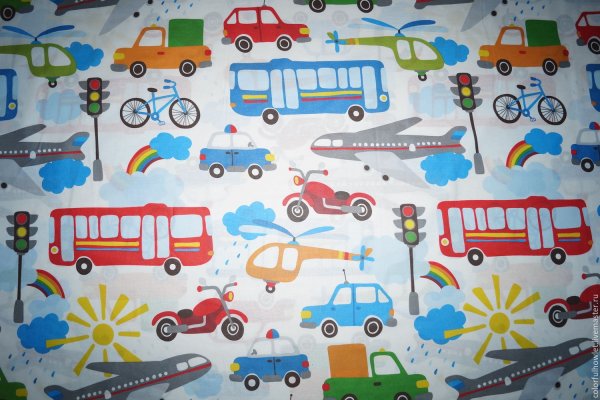 Ткань с машинками