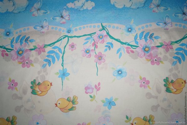 Ткань для постельного белья детская с рисунком