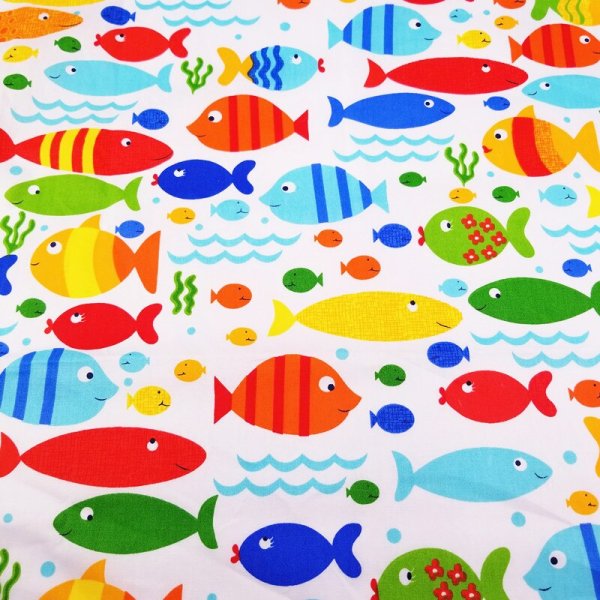 Цветные рыбки для малышей