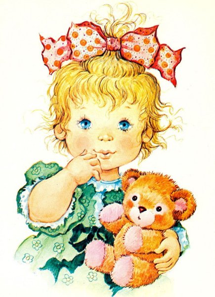 Корзины с цветами в цвете рисование