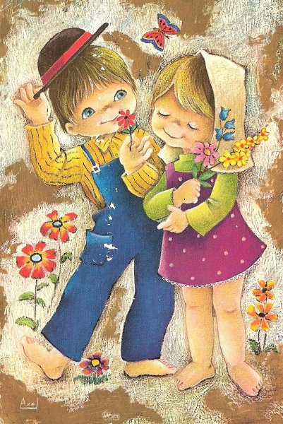 Открытка "девочке"