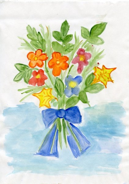 Детские рисунки на 8 марта