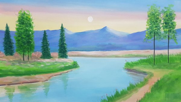 Пейзаж большой мир