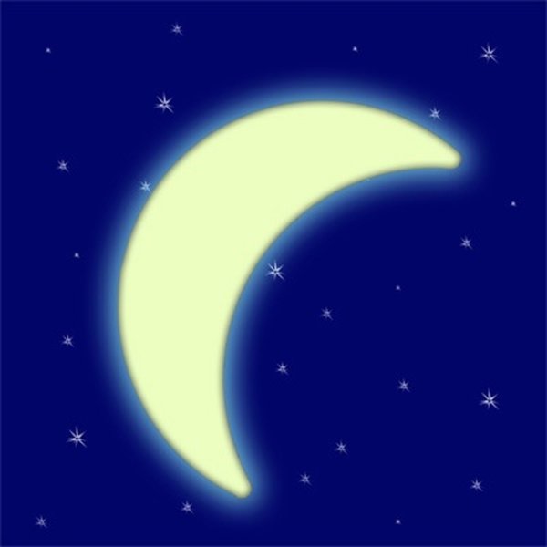 Карточки Луна для детей