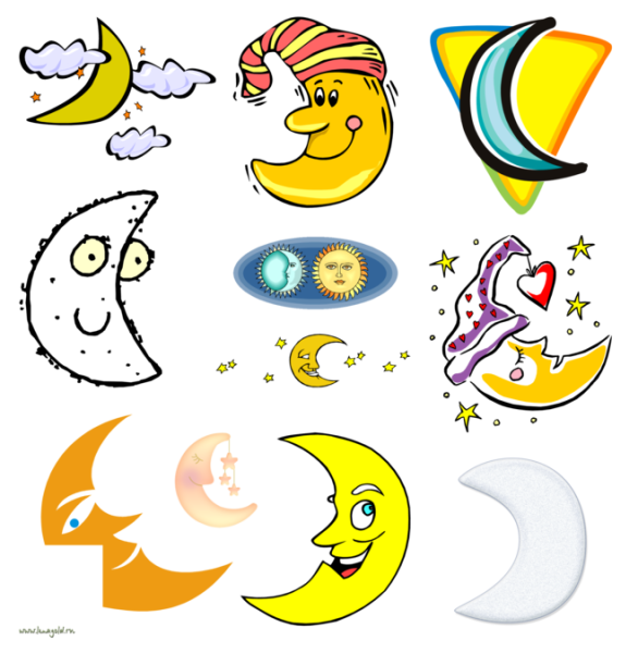 Месяц для срисовки