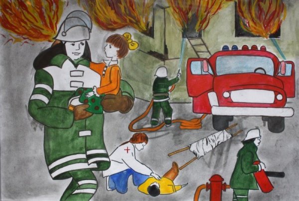 Пожарная безопасность рисунки