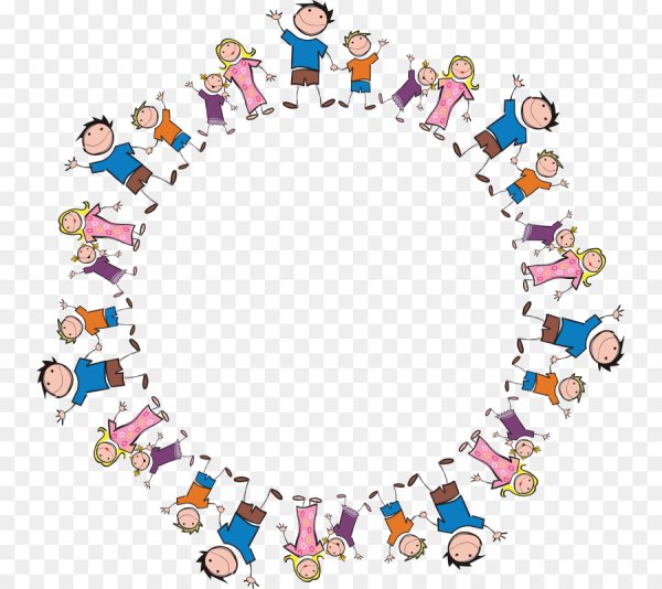 Круг для детей на прозрачном фоне