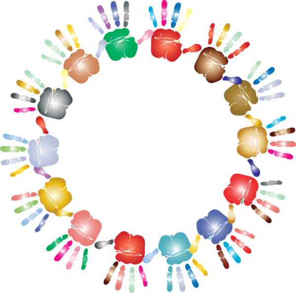 Круг из ладоней