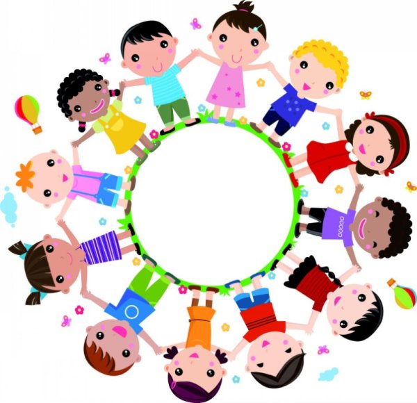 Дети встали в круг