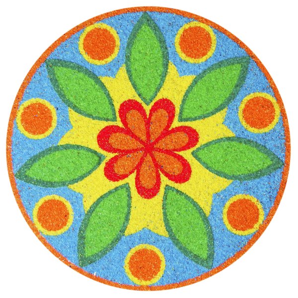 Цветовой круг Иттена акварелью