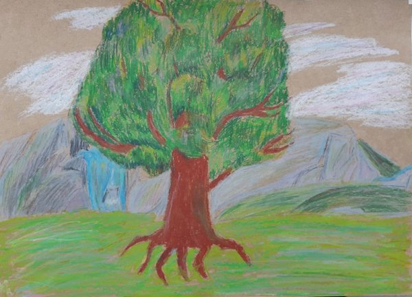 Детские рисунки деревьев