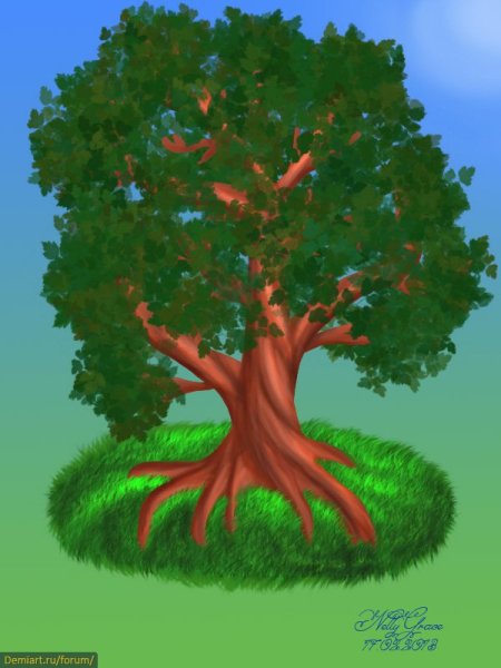 Красивое дерево для детей