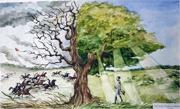 Абрамцевский дуб конкурс рисунков