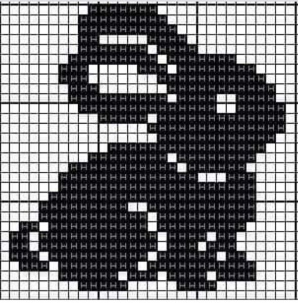 Орнамент детский для вязания спицами