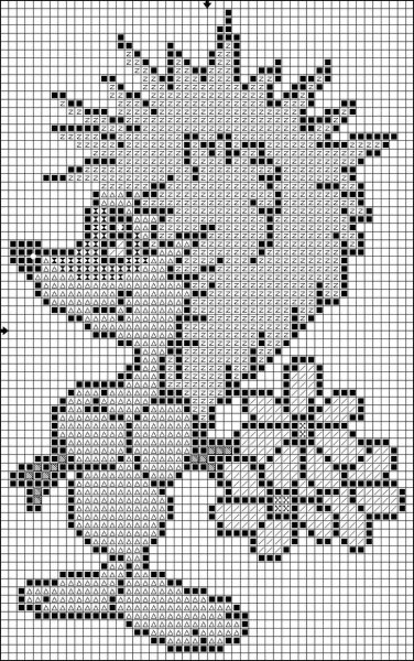 Жаккардовые узоры Сова