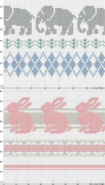 Вышивка оленя на свитере
