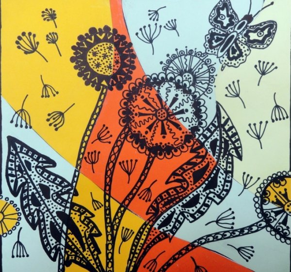 Декоративная композиция лето