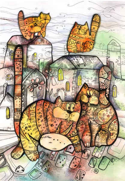 Детские иллюстрации в графике