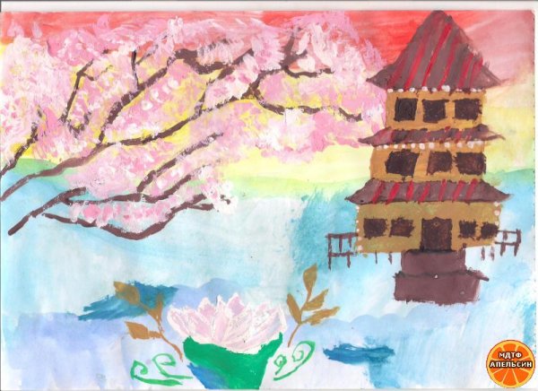 Изо 4 класс Страна восходящего солнца