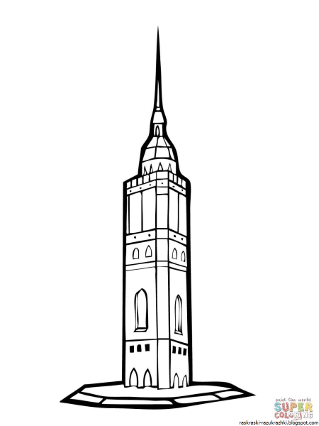 Вавилонская башня для детей воскресной школы