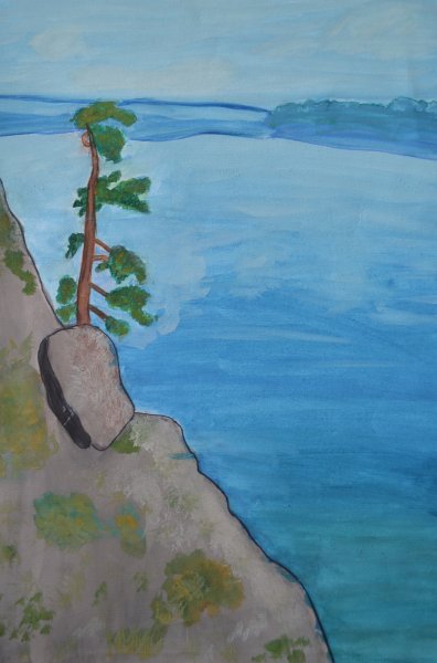 Байкал карандашом