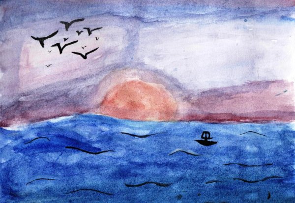 Байкал для рисования