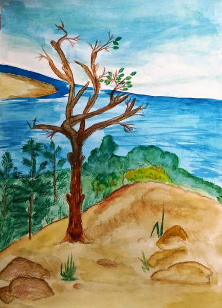 Рисунок на тему природа