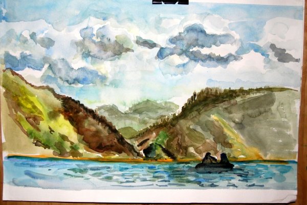 Байкал рисунок
