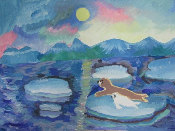 Байкал рисунок