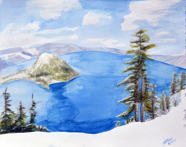 Байкал для рисования