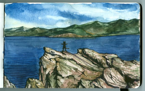 Байкал для рисования