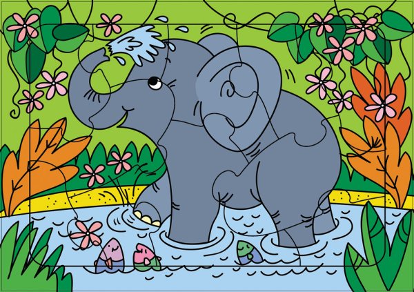 Слон для срисовки