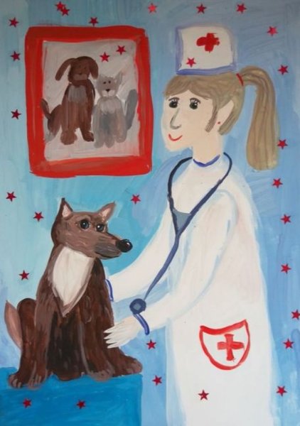 Ветеринар рисунок