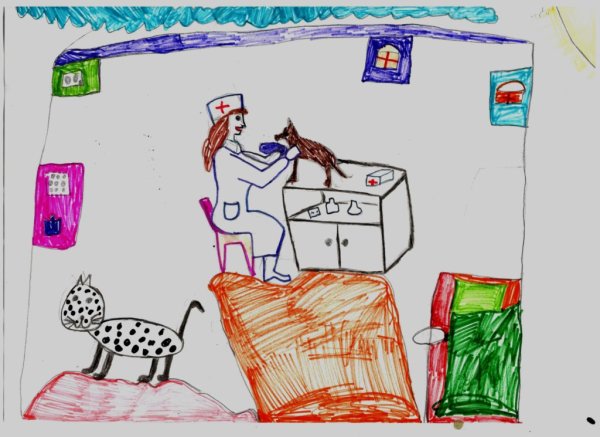 Ветеринар мультяшный