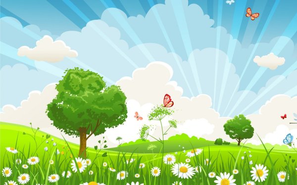 Мультяшная природа