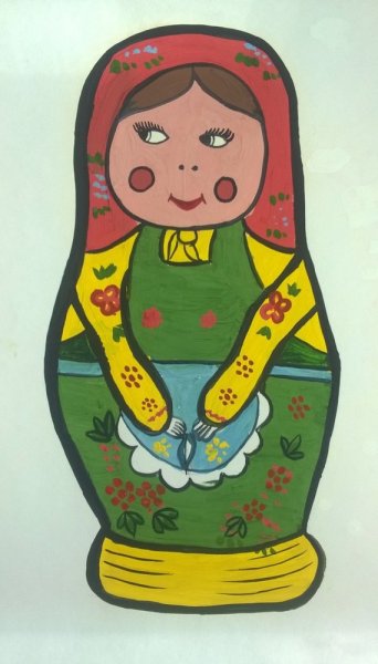 Детские рисунки матрешки