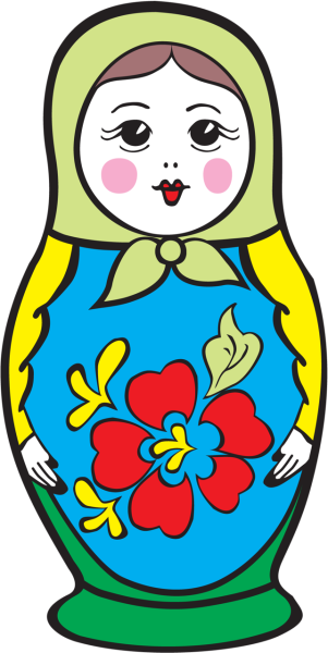 Цветные матрешки