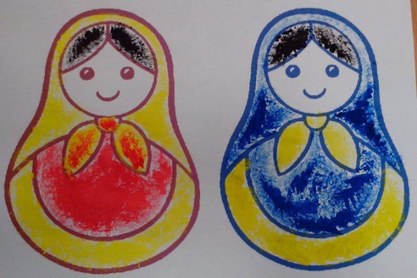 Рисование матрешки в средней группе