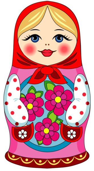 Рисование матрешки