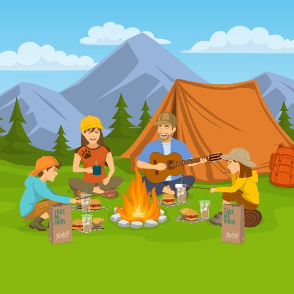 Поход иллюстрация