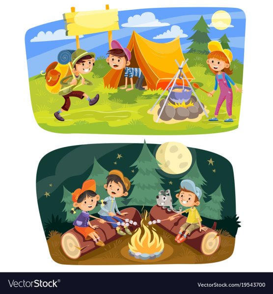 Поход мультяшный