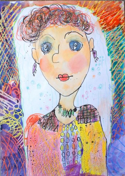 Детские рисунки мамы