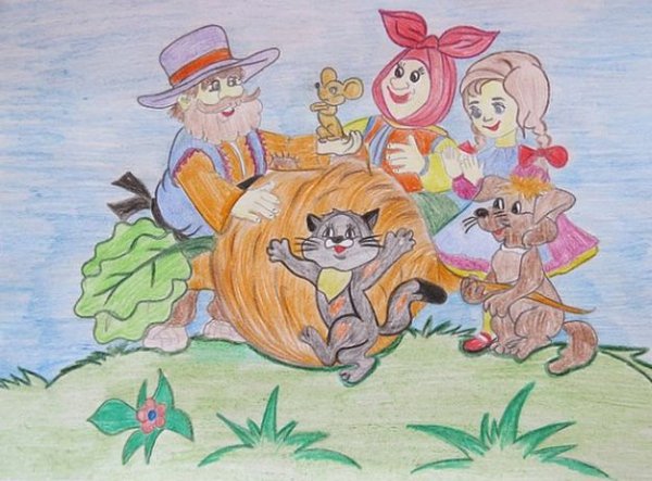 Рисунок к сказке Репка