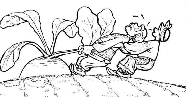 Рисунок на тему Репка