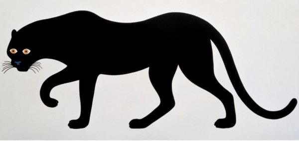 Пантера рисунок раскраска