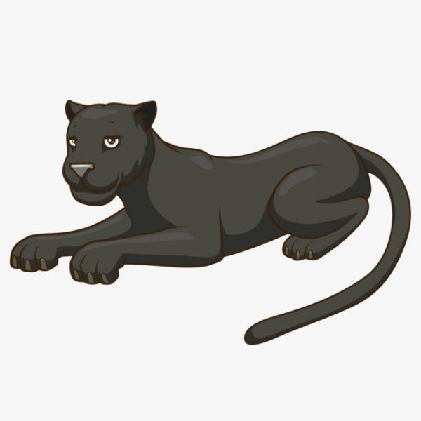 Пантера раскраска для детей