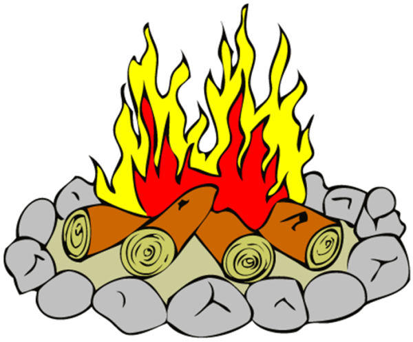 Детские рисунки костра